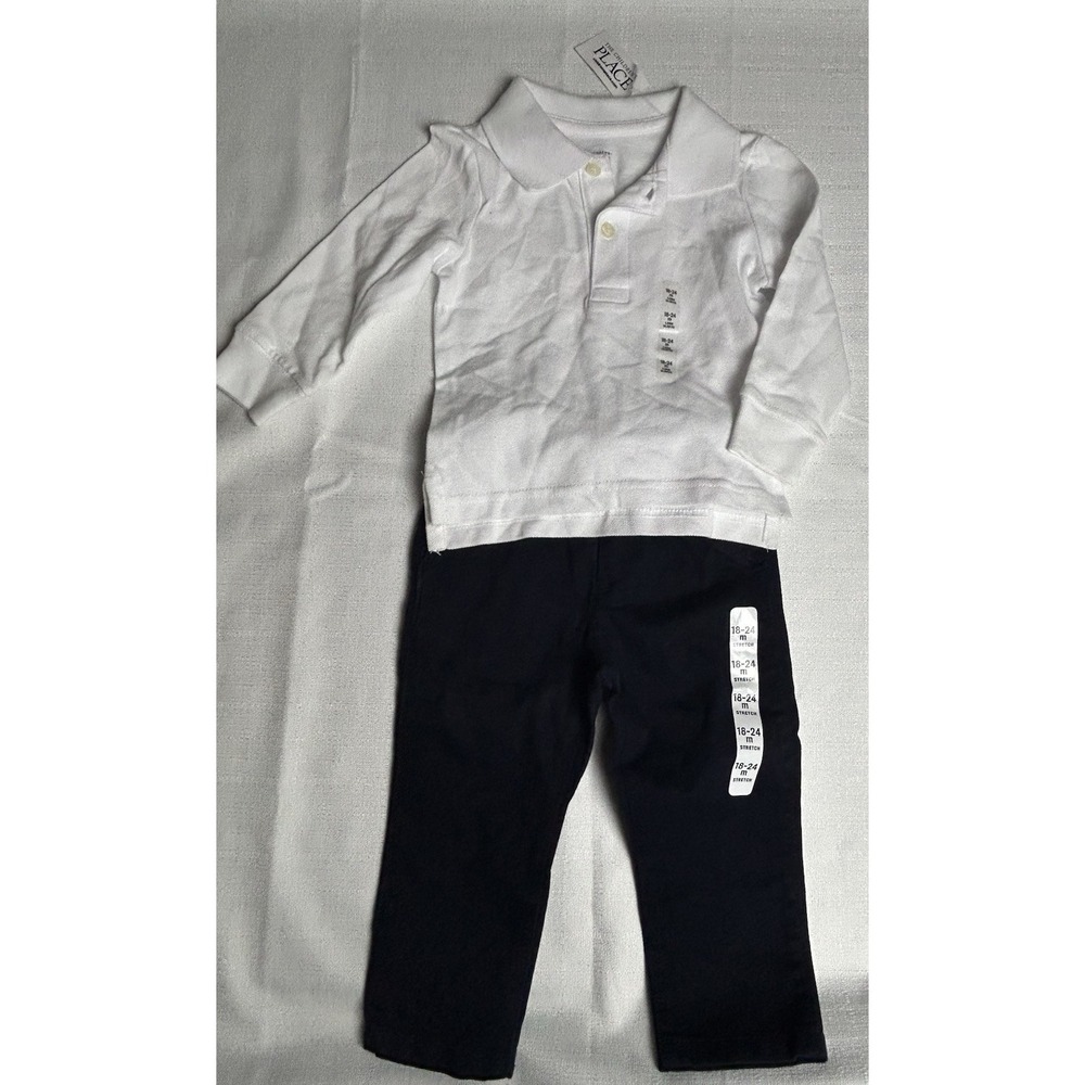 The Children's Place Long Sleeve Shirt &‎ Pants Set Sz 18-24 Months